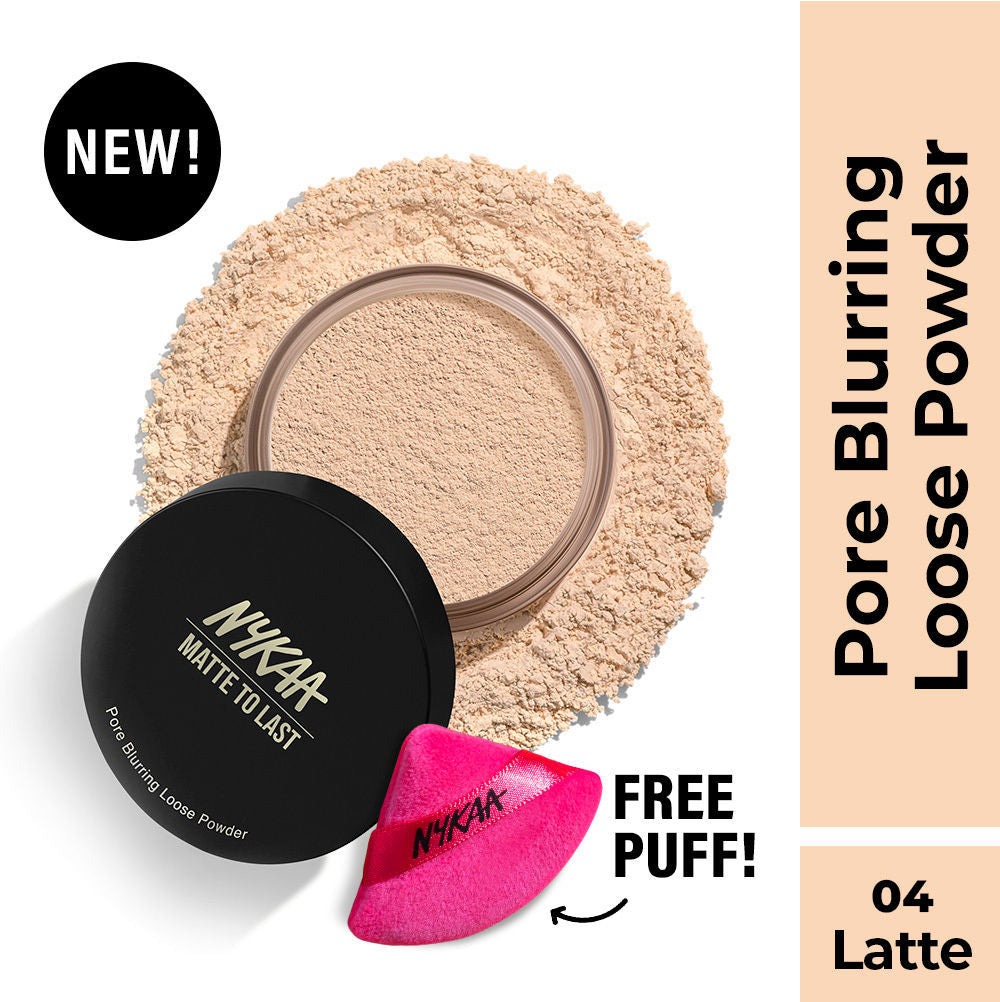 Nykaa Matte to Last Oil Control Loose Setting Powder - Bake, Blur & Set!