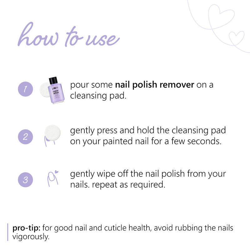 Plum Color Affair Nail Polish Remover