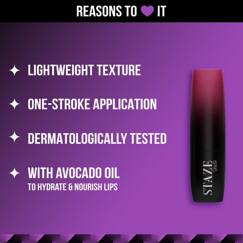 Staze 9to9 Love Tri-Angle 3 in 1 Lipstick