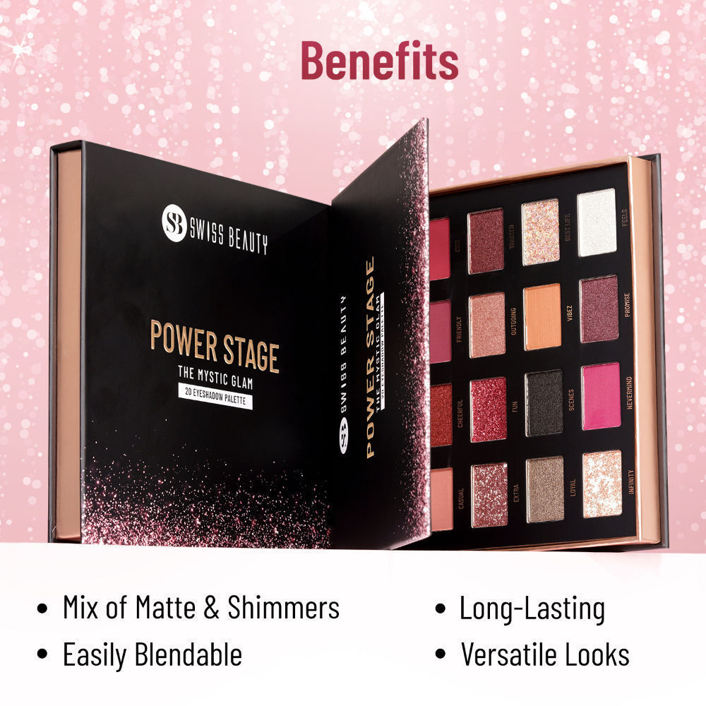 Swiss Beauty Power Stage Eyeshadow Palette