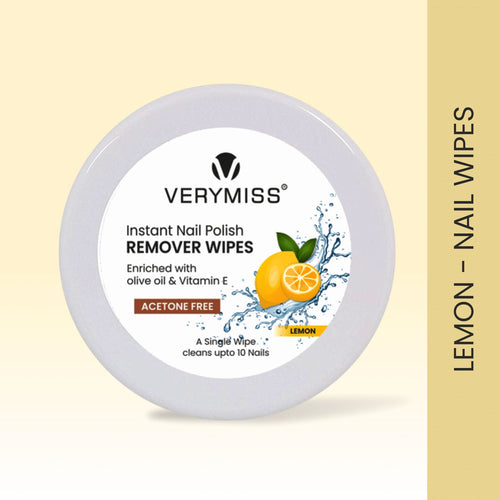 VERYMISS Instant Nail Polish Remover Wipes - 01 Lemon