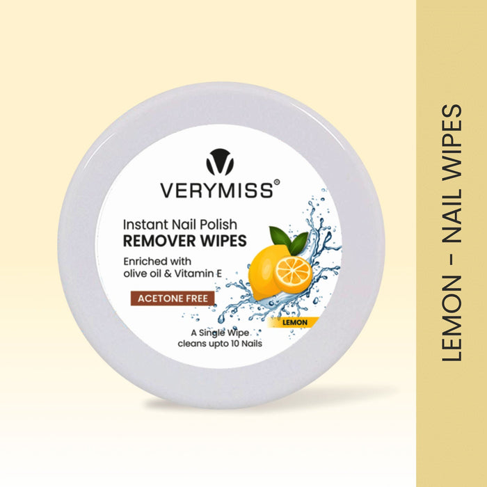 VERYMISS Instant Nail Polish Remover Wipes - 01 Lemon