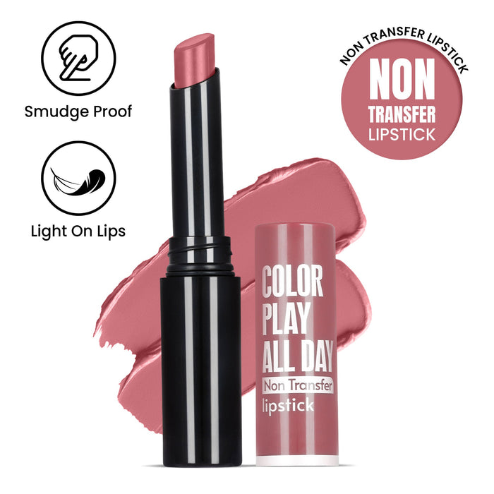 FASHION COLOUR Play All Day Non Transfer Lipstick