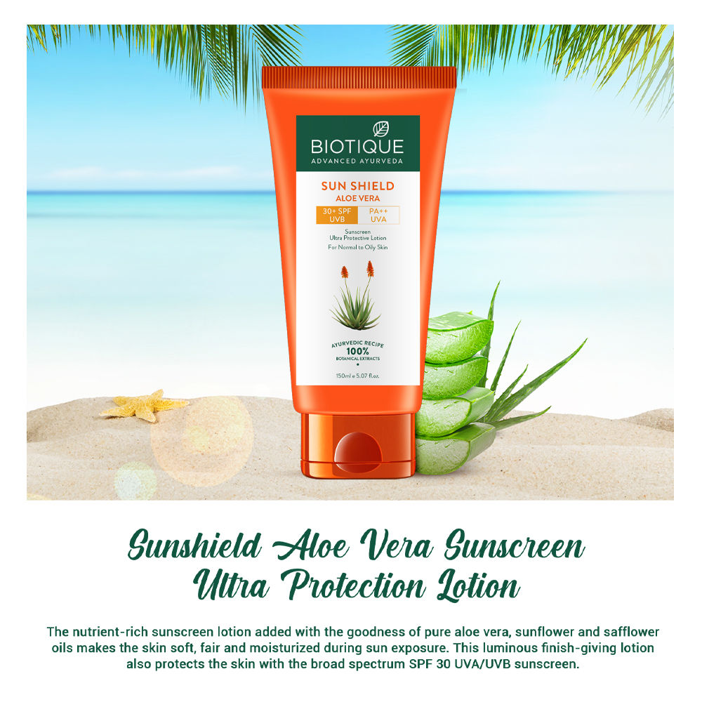 Biotique Aloe Vera Sunshield SPF 30 Lotion
