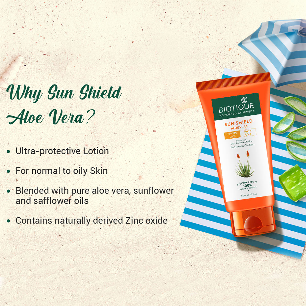 Biotique Aloe Vera Sunshield SPF 30 Lotion