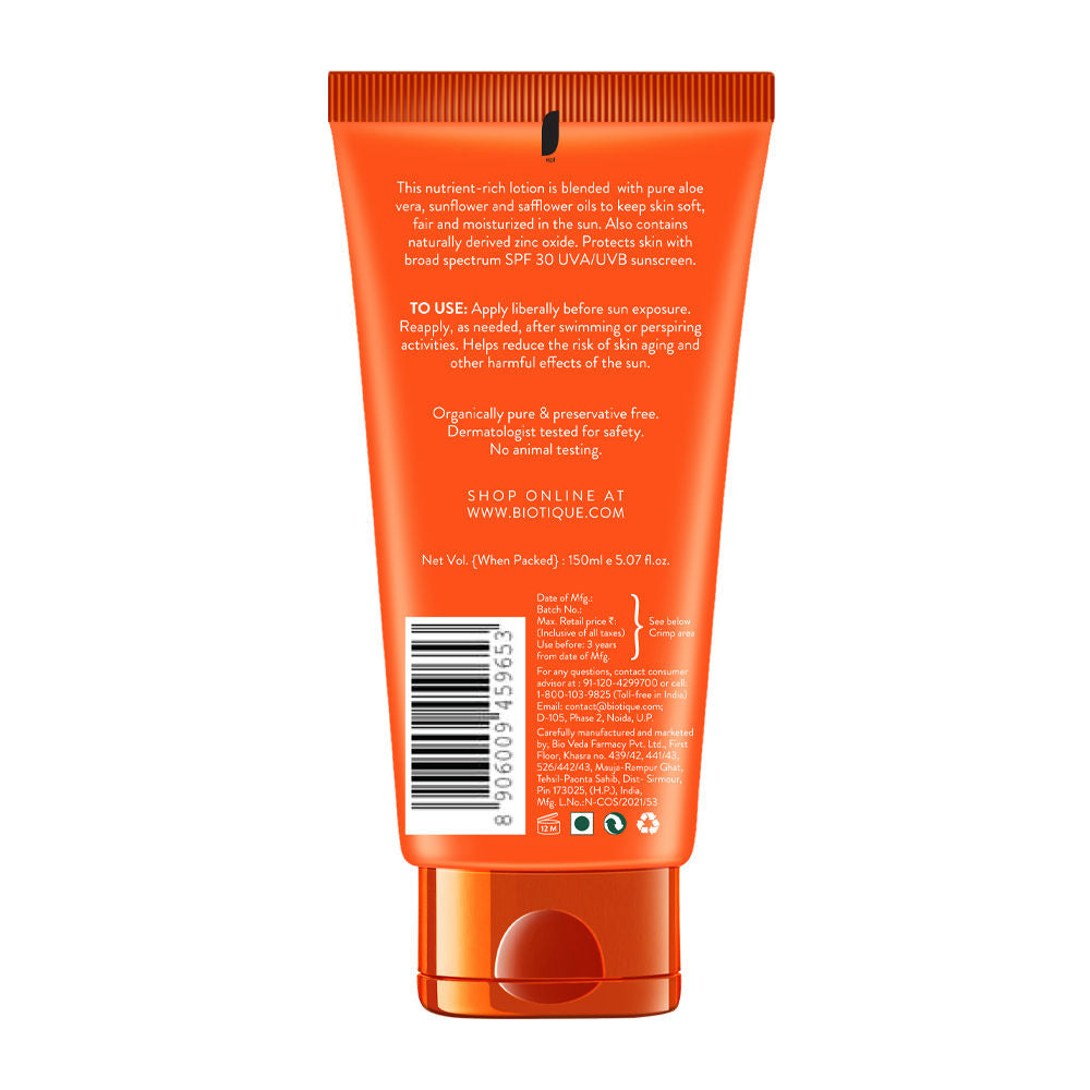 Biotique Aloe Vera Sunshield SPF 30 Lotion
