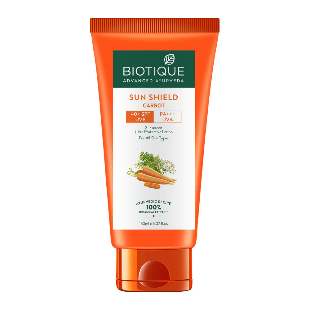 Biotique Bio Carrot Ultra Soothing Face Lotion 40+ SPF Sunscreen