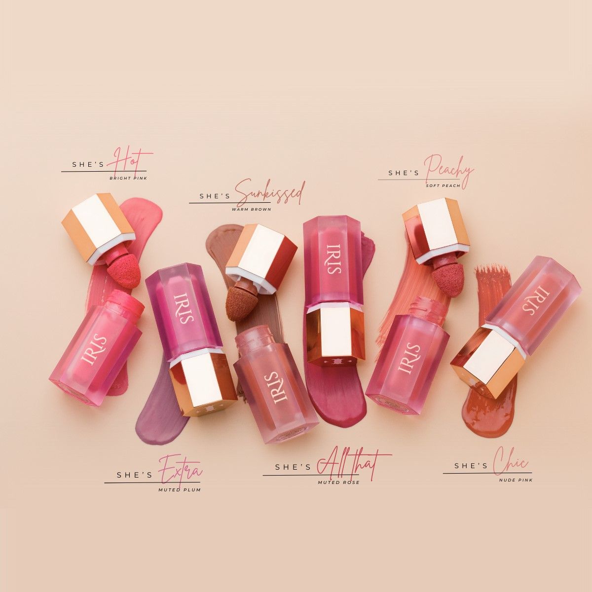 IRIS COSMETICS Oh! She Blushes Liquid Blush