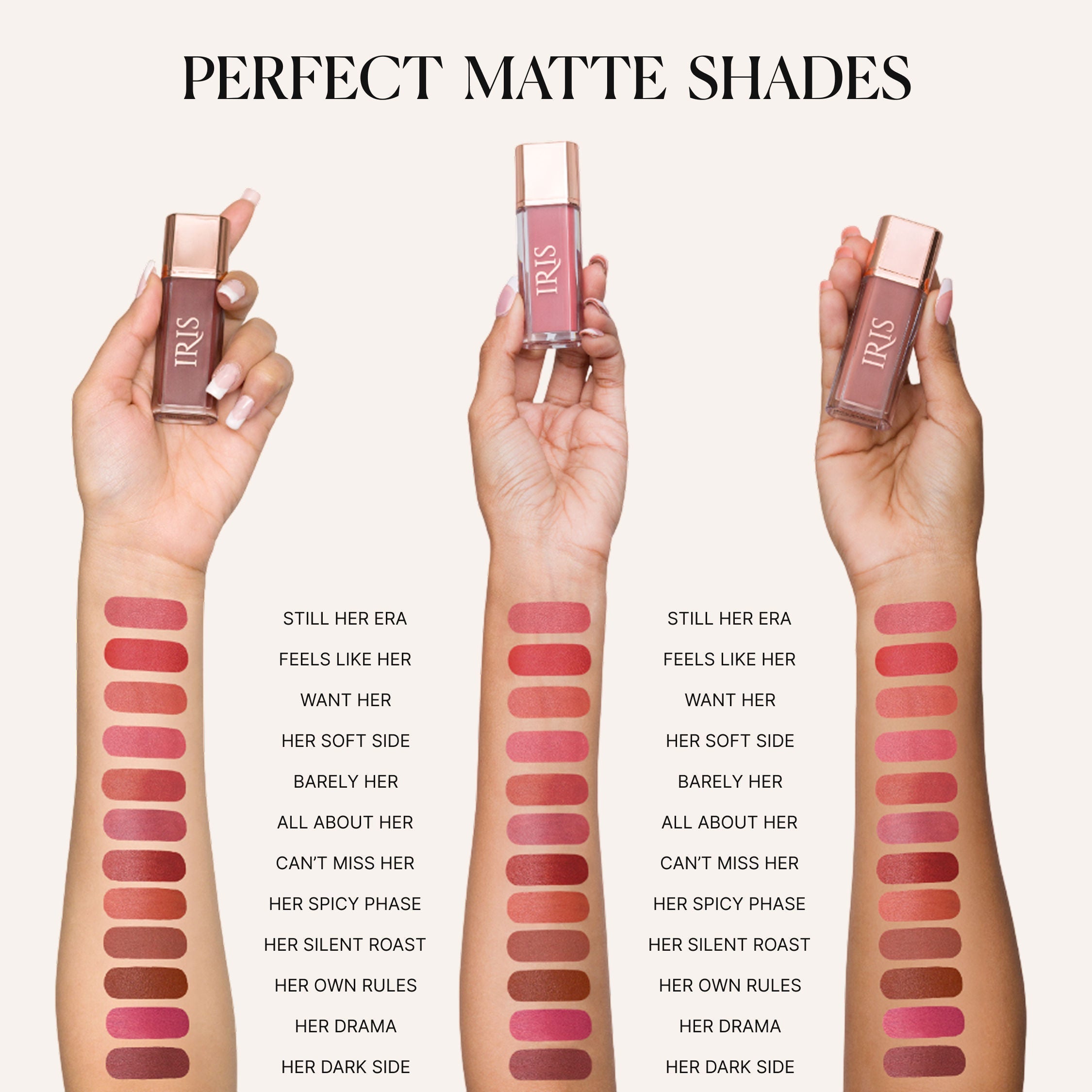 IRIS COSMETICS Matte Made Her Do It Liquid Lipstick