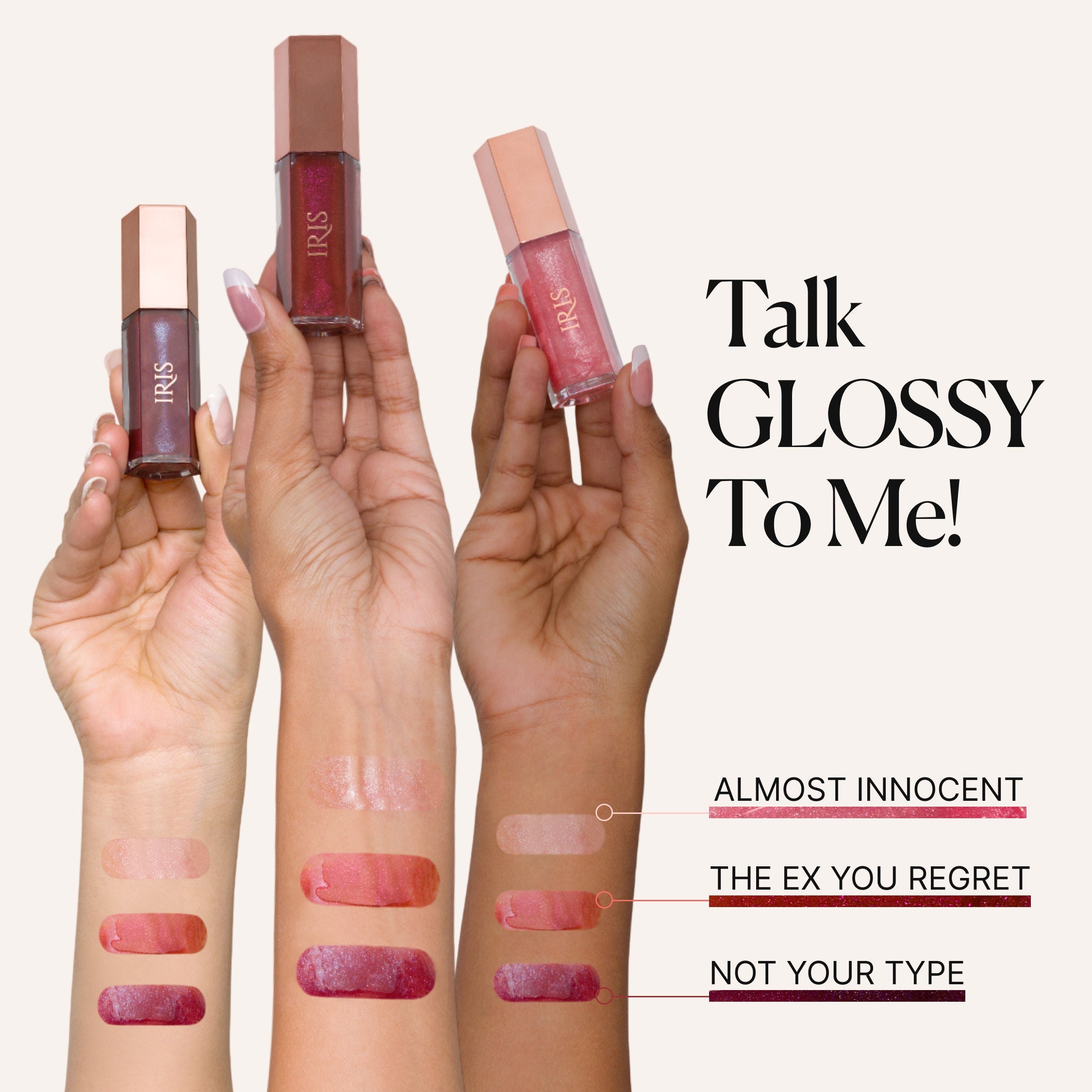 IRIS COSMETICS Talk Glossy To Me! Shimmer Lip Gloss