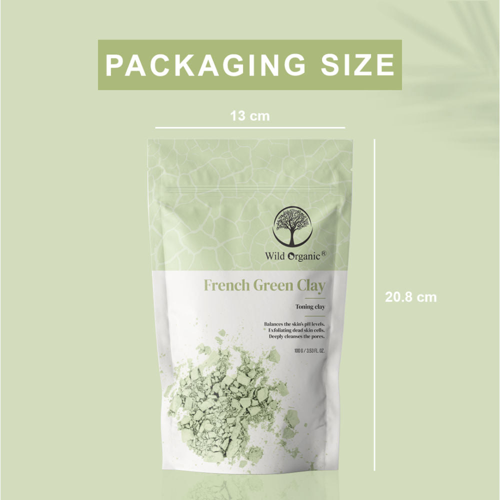 Wild Organic French Green Toaning Clay Powder