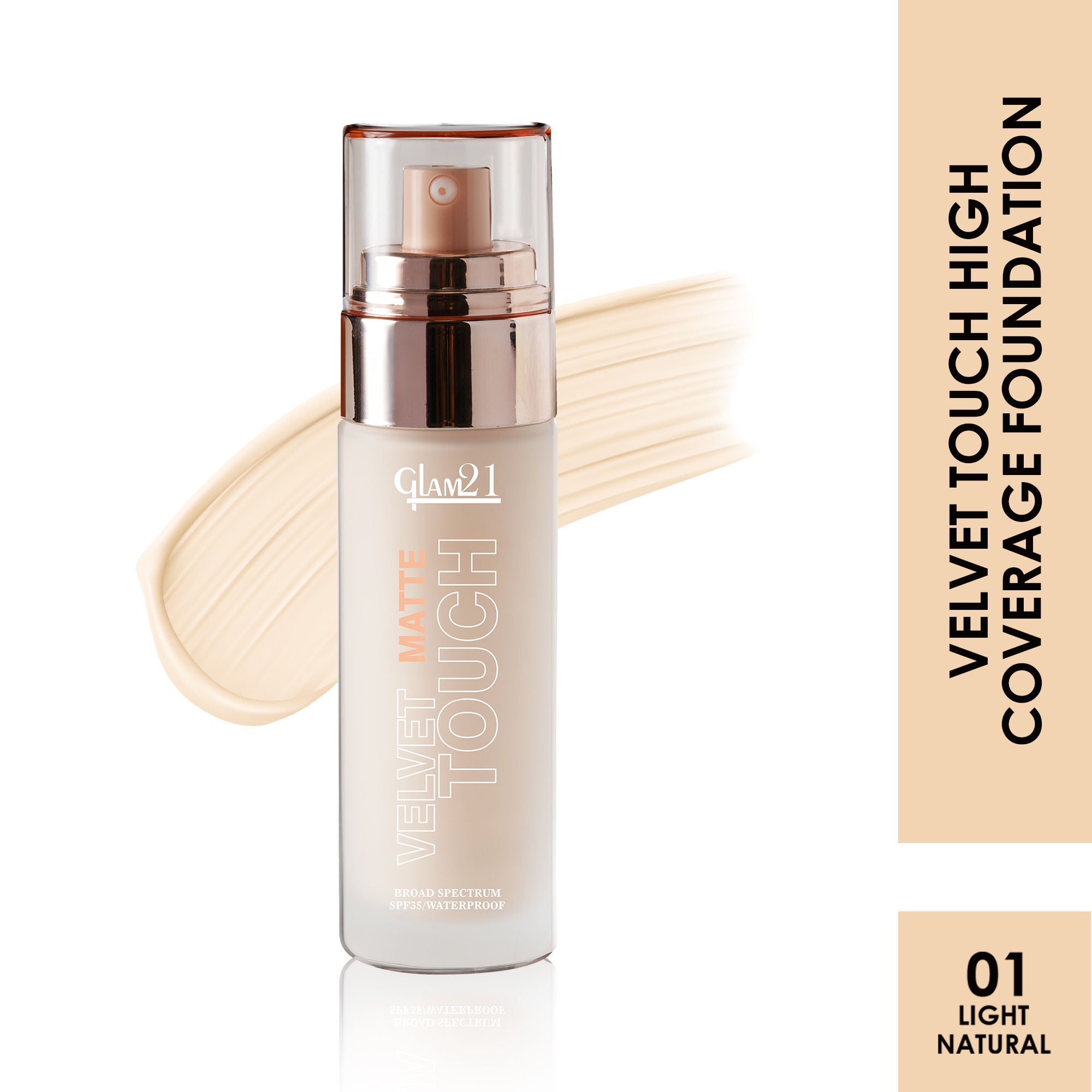 GLAM21 Velvet Touch Oil Control Foundation with SPF35