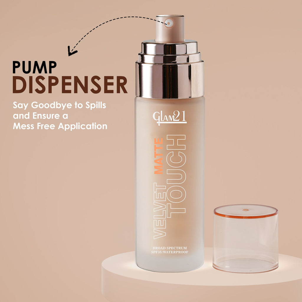 GLAM21 Velvet Touch Oil Control Foundation with SPF35