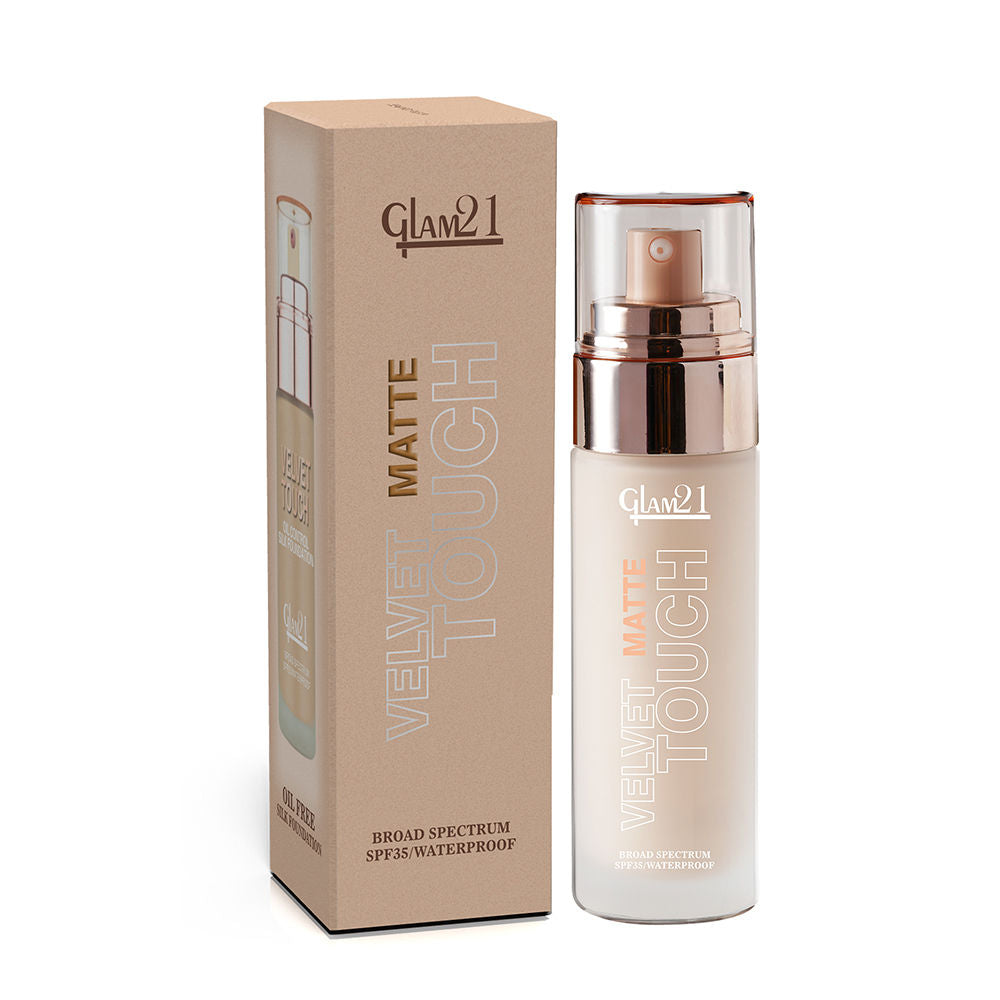 GLAM21 Velvet Touch Oil Control Foundation with SPF35