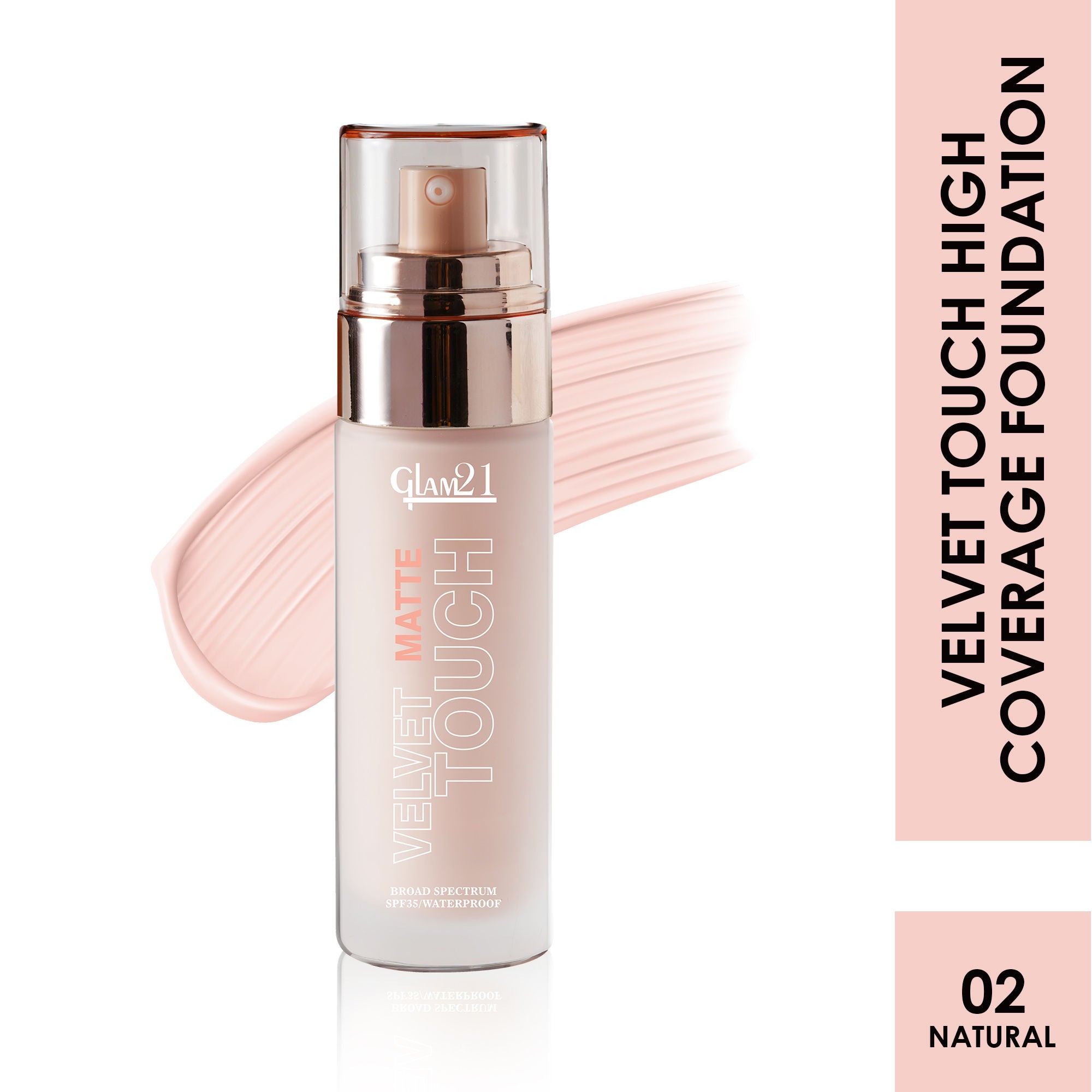 GLAM21 Velvet Touch Oil Control Foundation with SPF35
