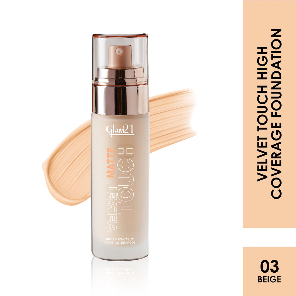 GLAM21 Velvet Touch Oil Control Foundation with SPF35