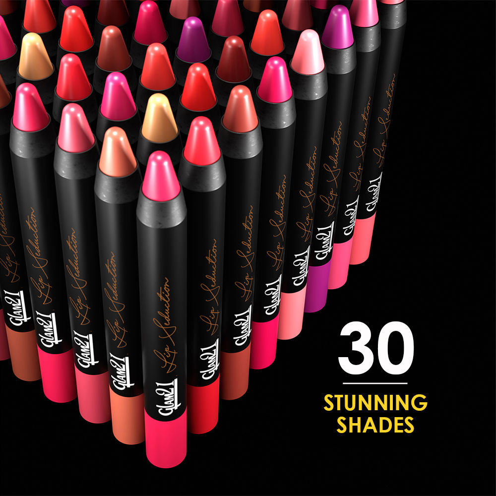 GLAM21 Lip Seduction Non- Transfer Crayon Lipstick