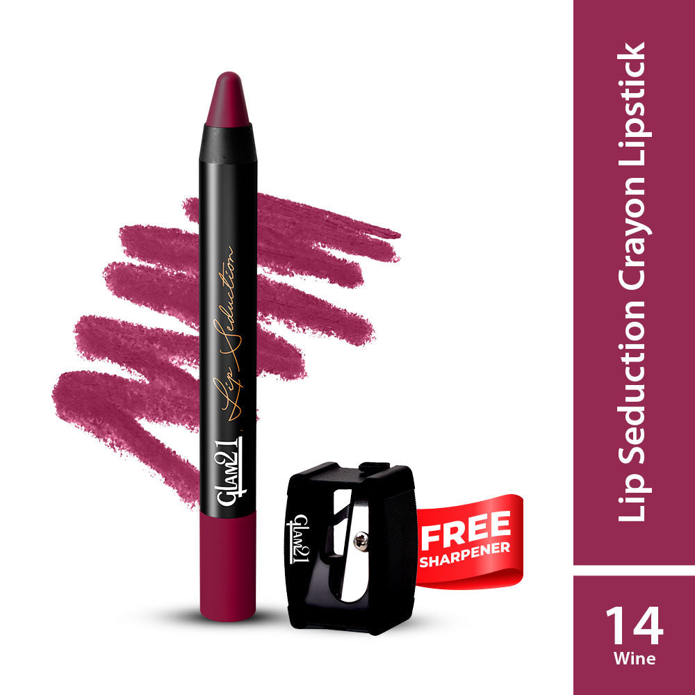 GLAM21 Lip Seduction Non- Transfer Crayon Lipstick