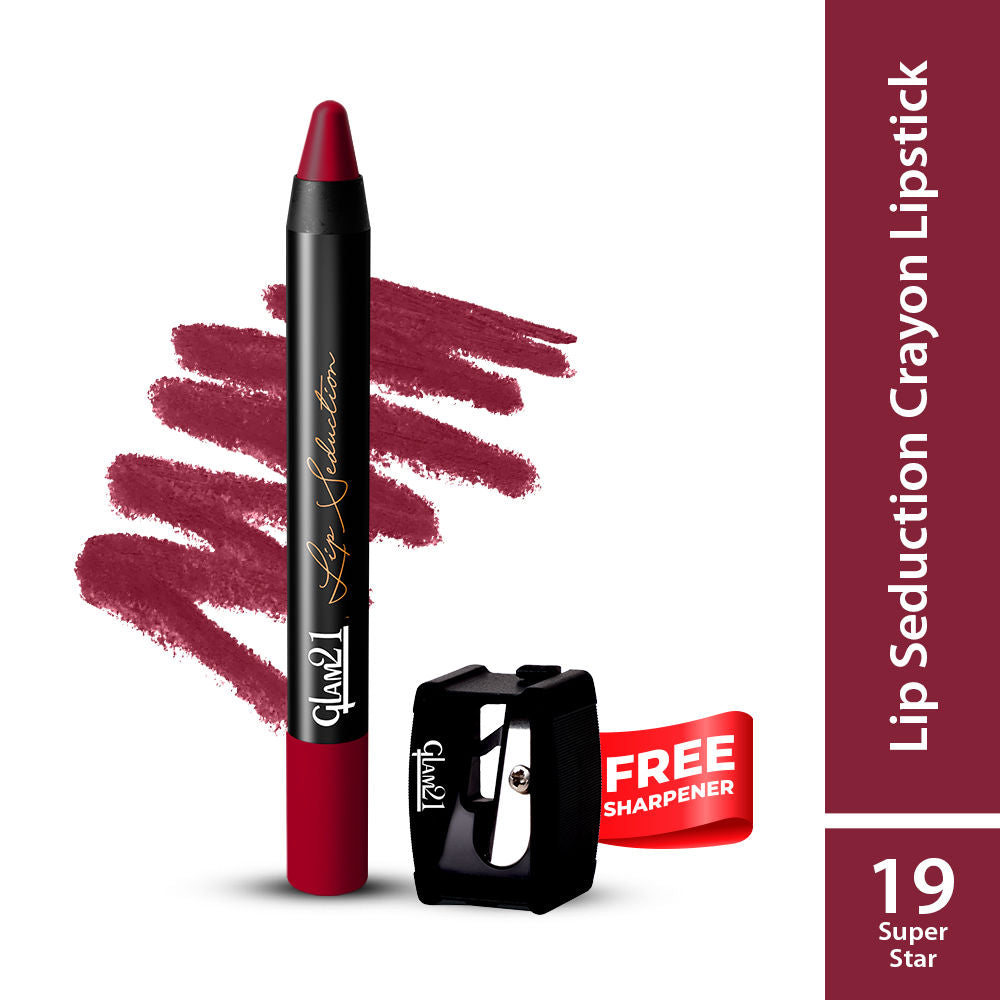 GLAM21 Lip Seduction Non- Transfer Crayon Lipstick