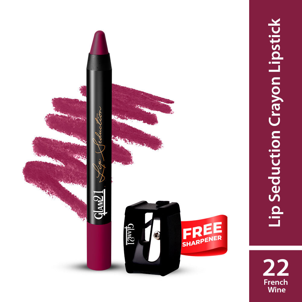 GLAM21 Lip Seduction Non- Transfer Crayon Lipstick