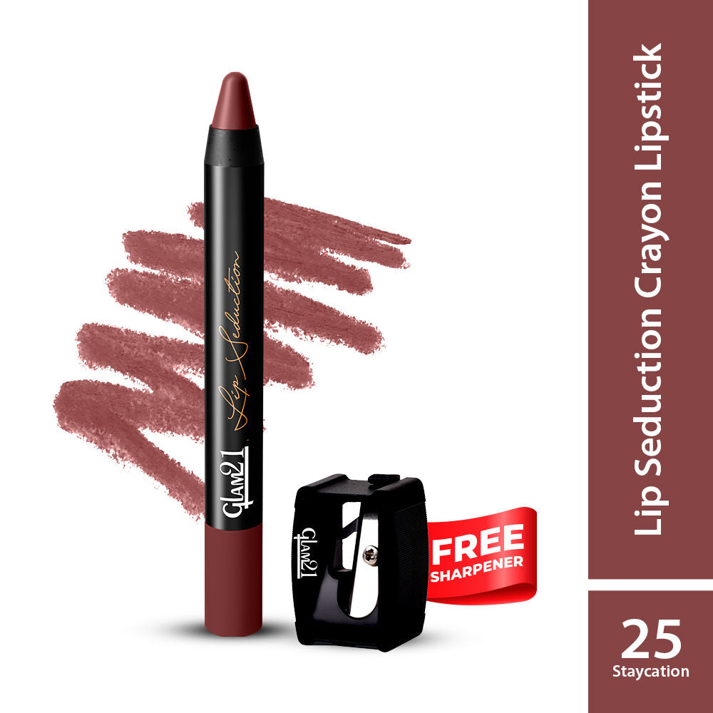GLAM21 Lip Seduction Non- Transfer Crayon Lipstick