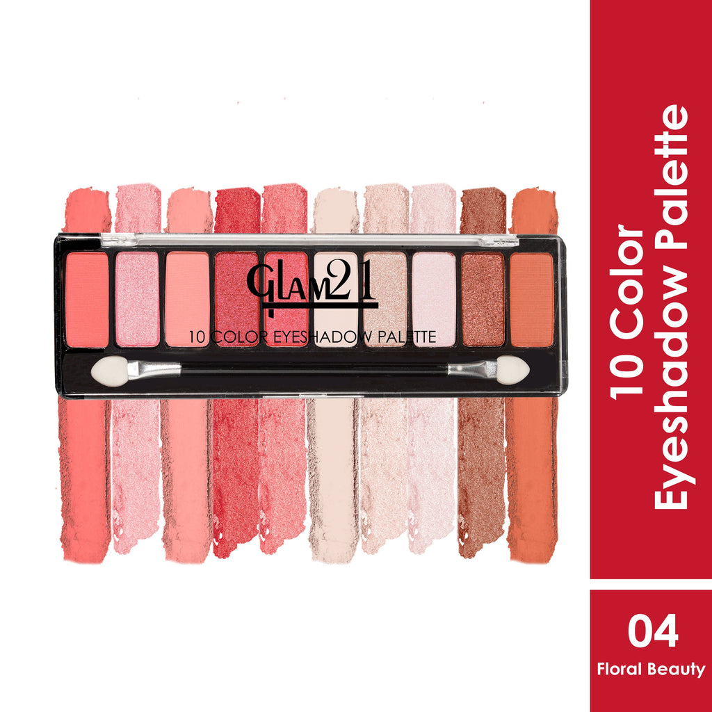 GLAM21 10 Colors Eyeshadow Palette