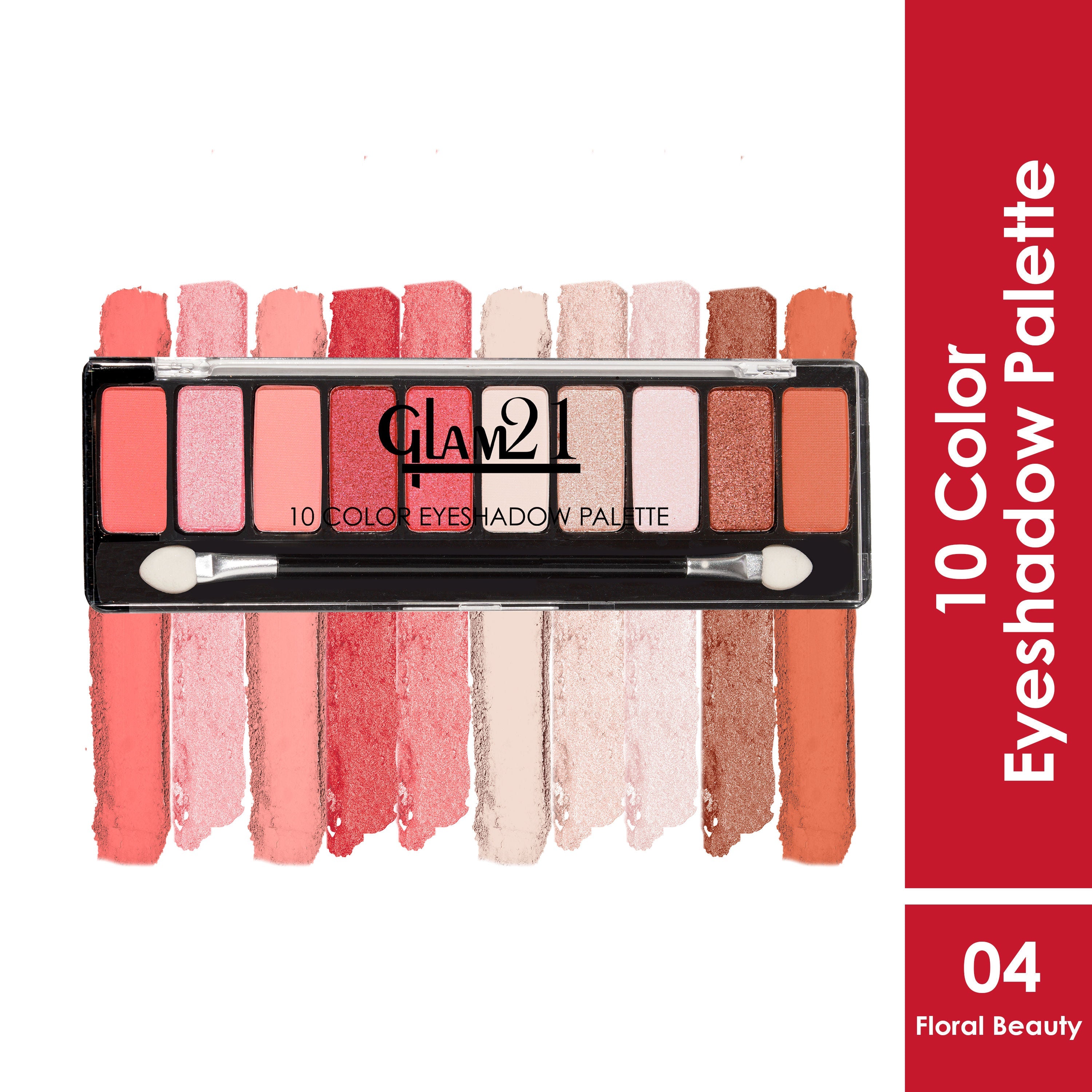 GLAM21 10 Colors Eyeshadow Palette