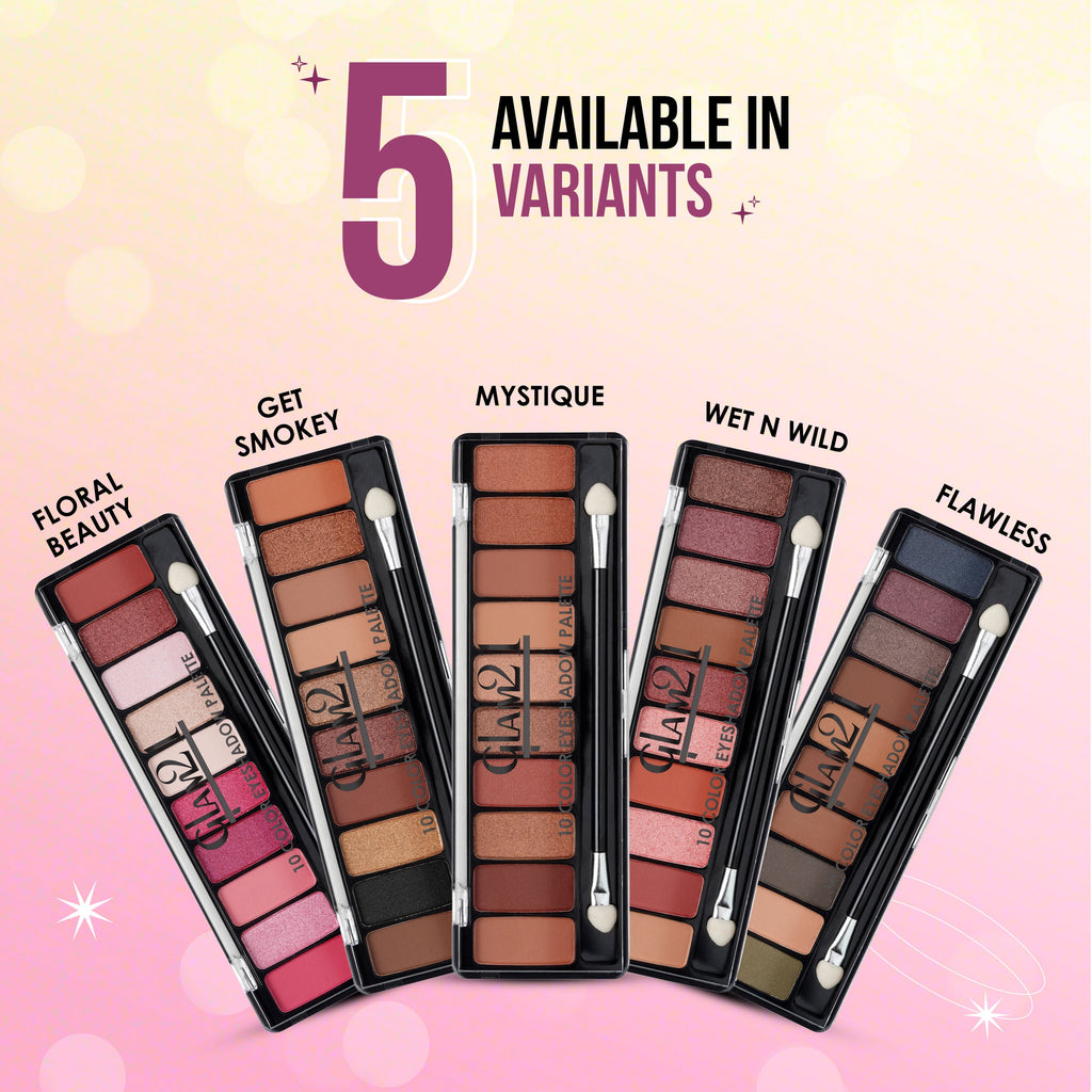 GLAM21 10 Colors Eyeshadow Palette
