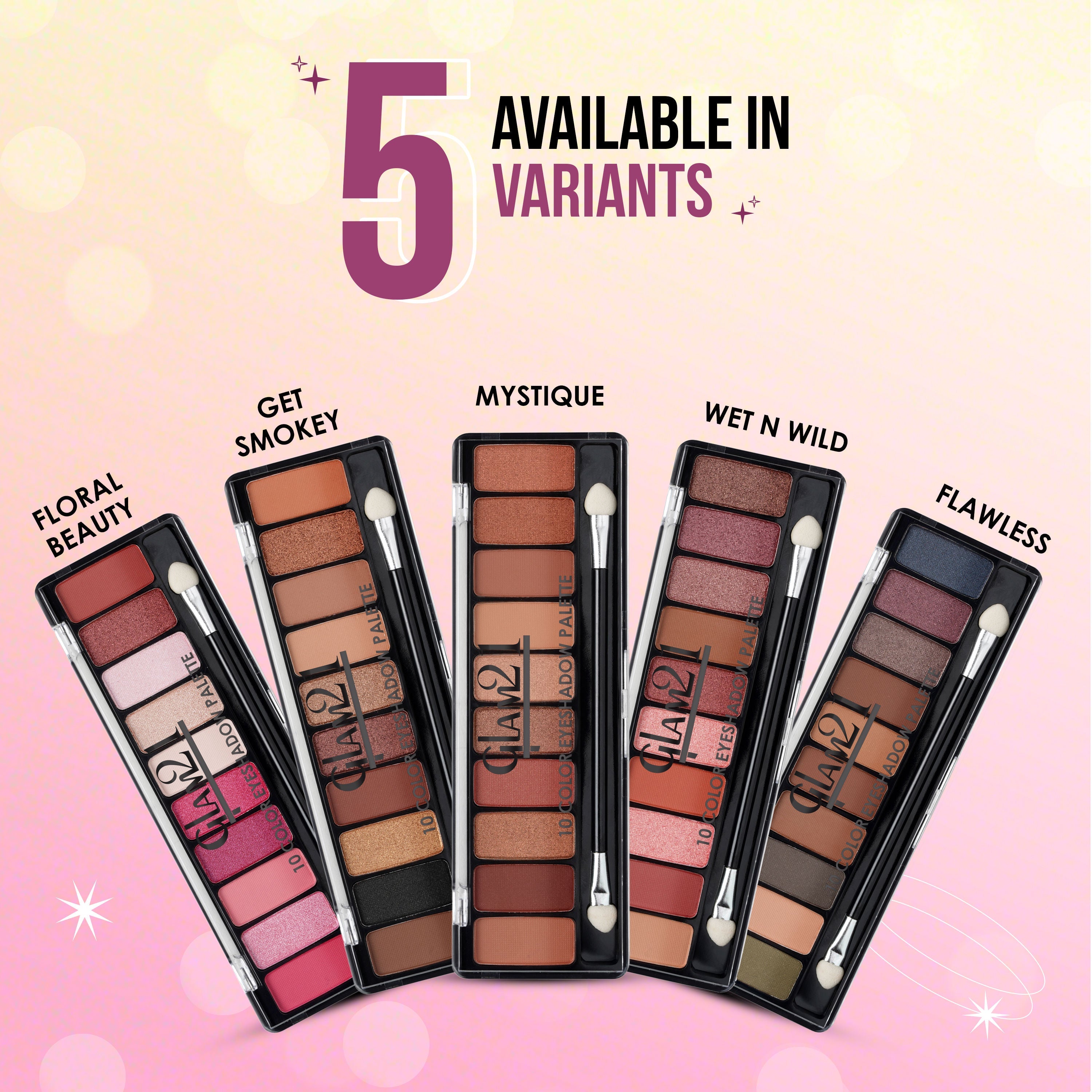GLAM21 10 Colors Eyeshadow Palette