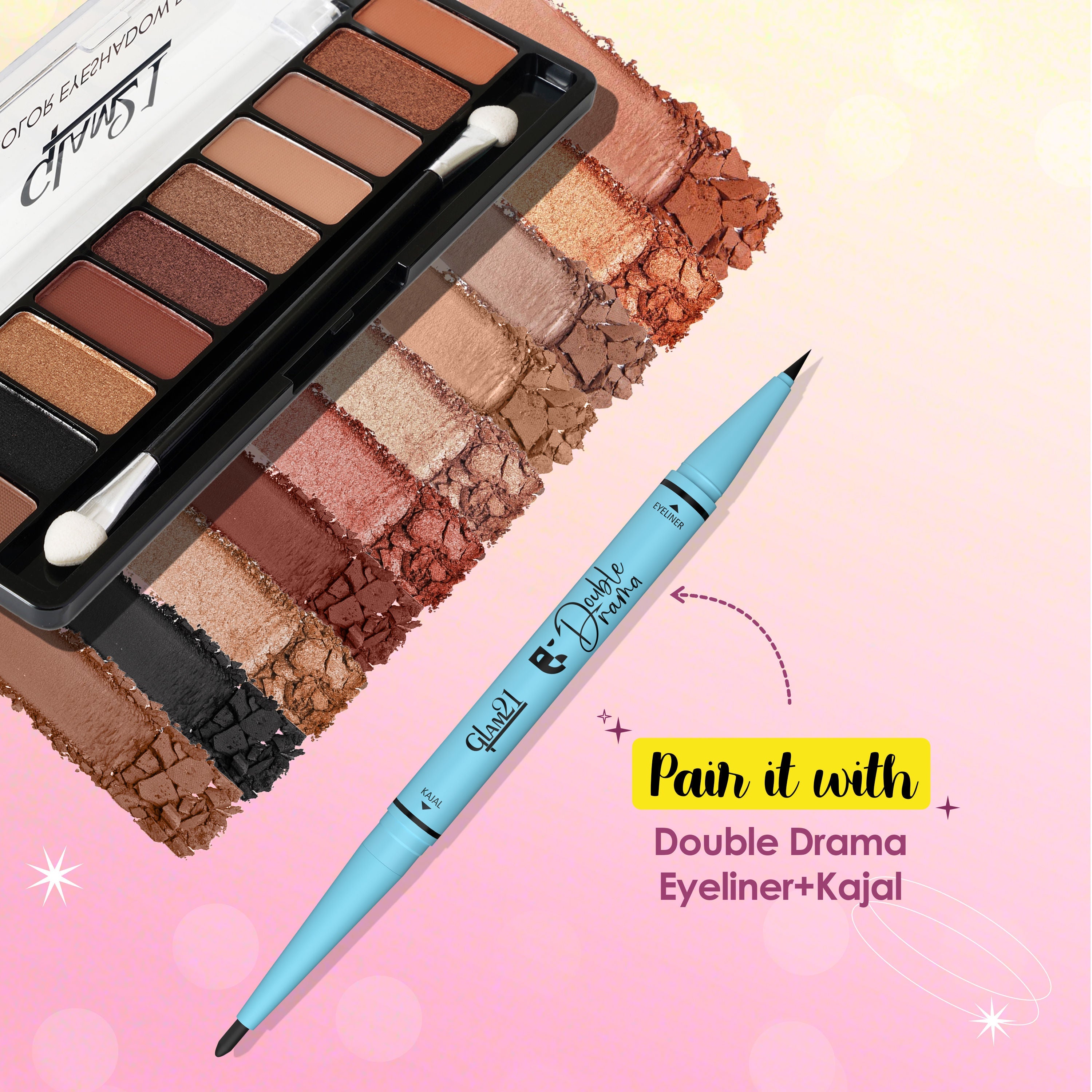 GLAM21 10 Colors Eyeshadow Palette
