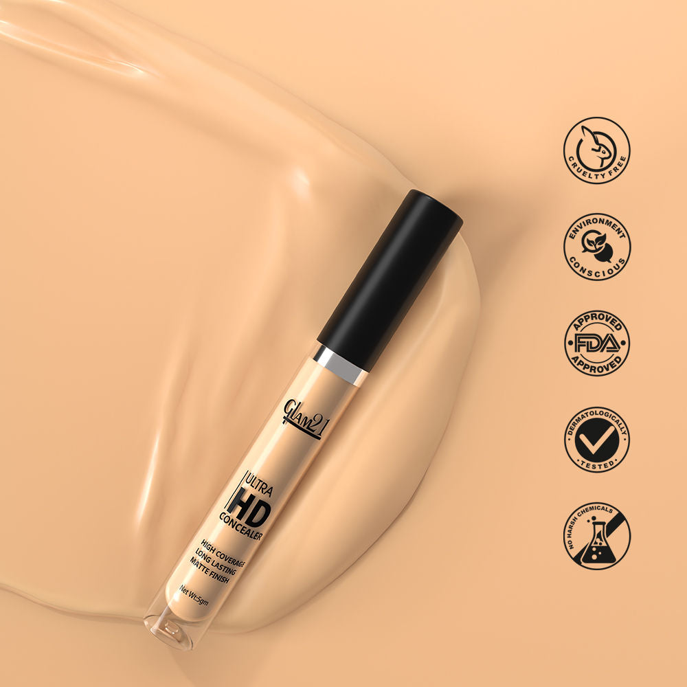 GLAM21 Ultra HD Liquid Concealer For HD Finish