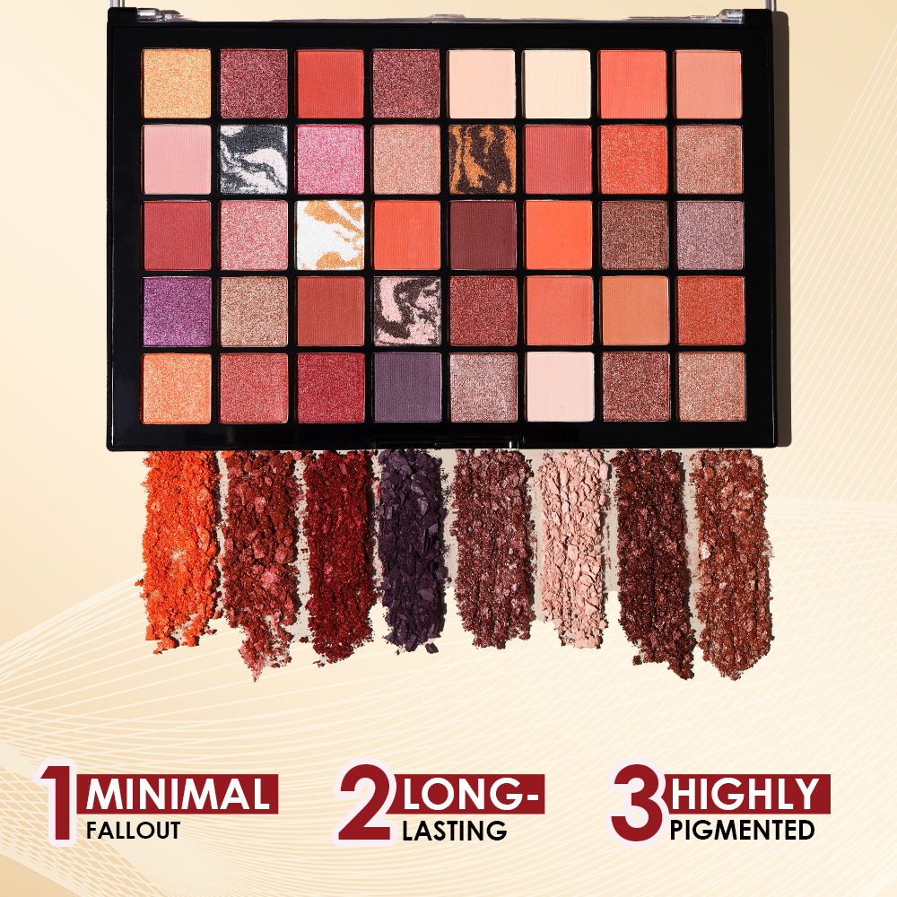 GLAM21 Celeste Professional 40 Colors Eyeshadow Palette