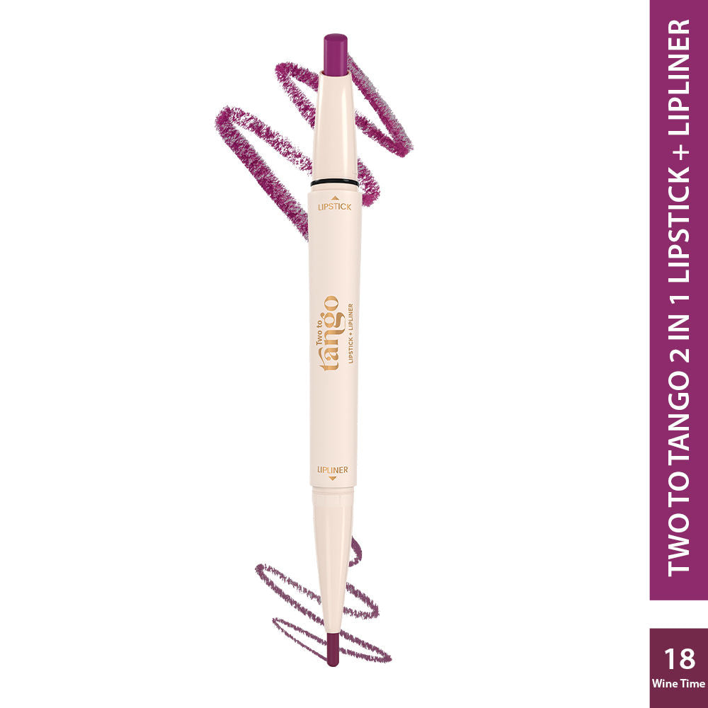 GLAM21 Two To Tango Lip Liner + Lipstick Duo