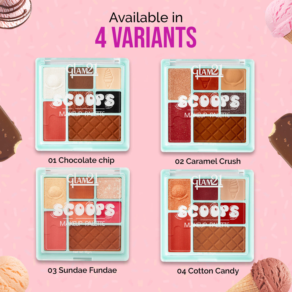 GLAM21 Scoop Makeup Palette