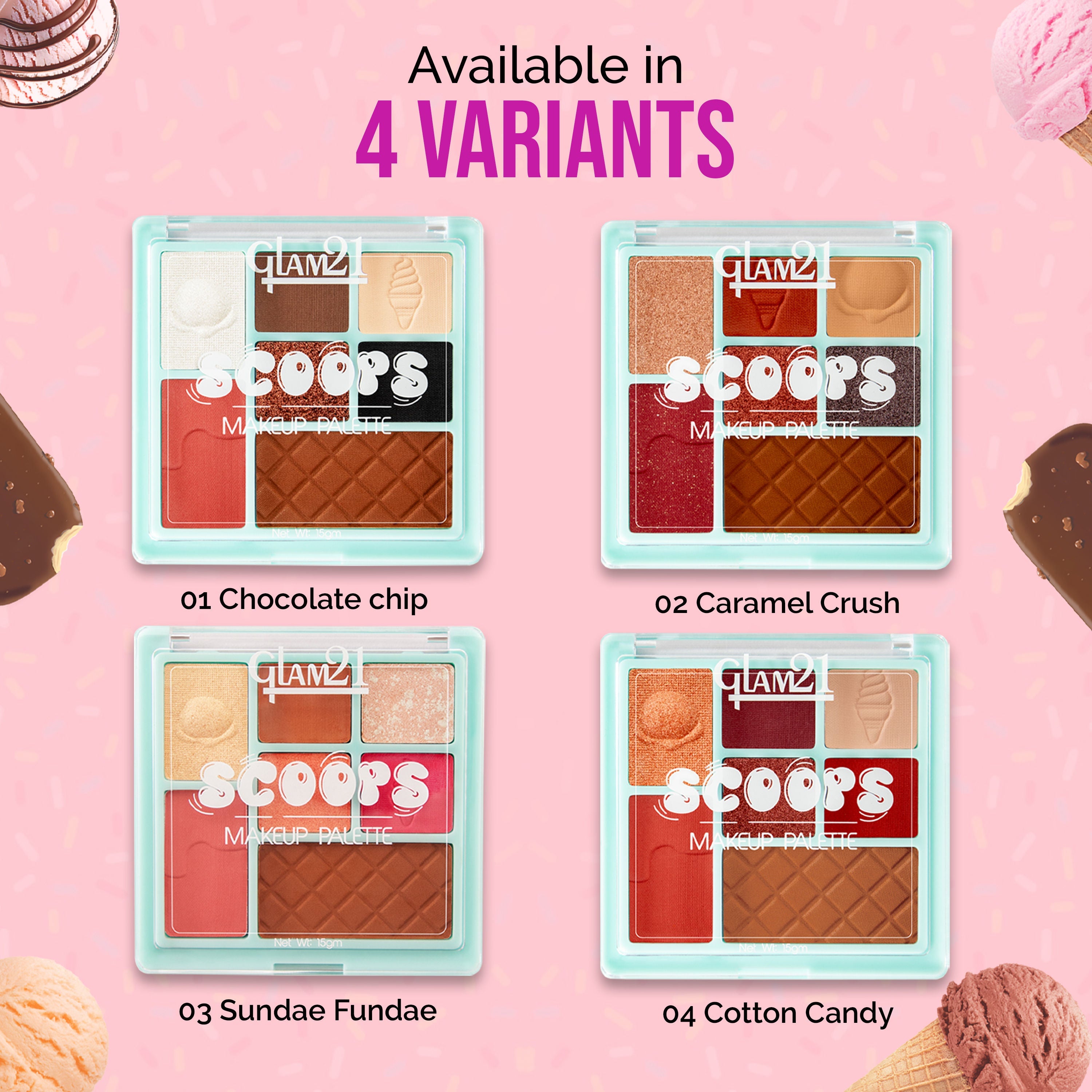 GLAM21 Scoop Makeup Palette