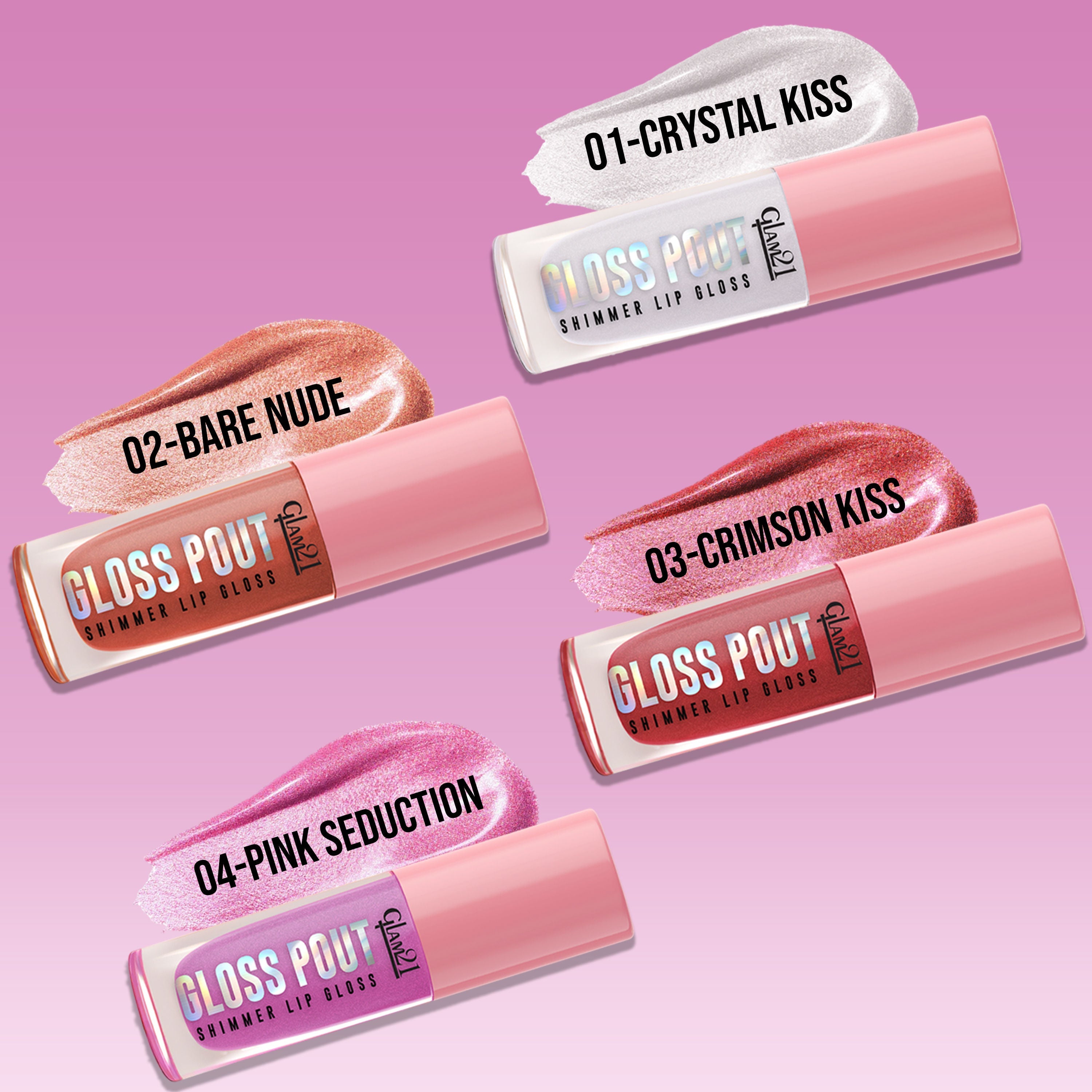 GLAM21 Pout Shimmer Lip Gloss