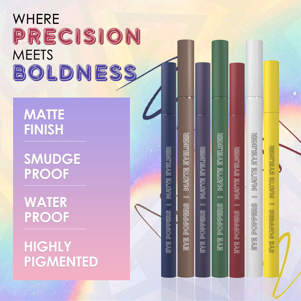 GLAM21 Eye Poppers Matte Eyeliner