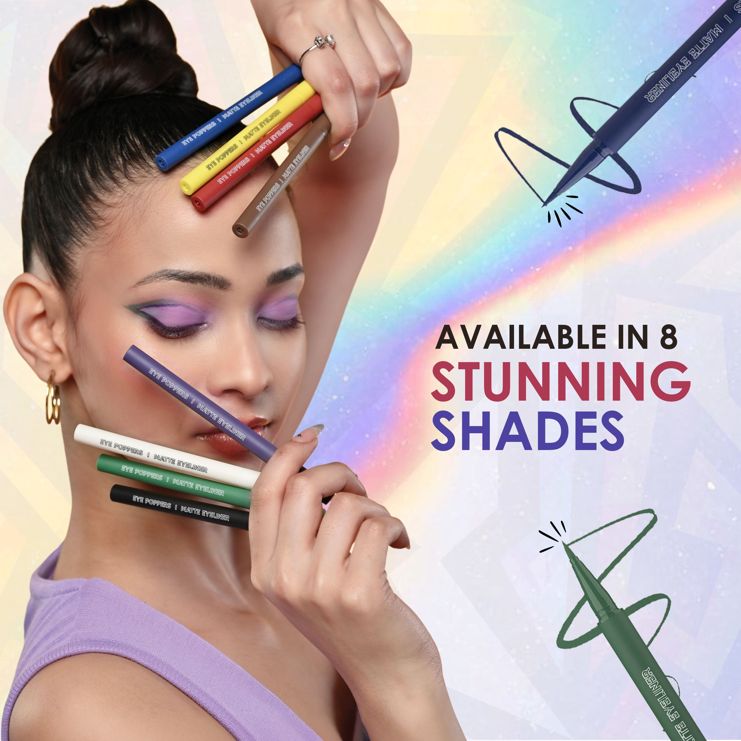 GLAM21 Eye Poppers Matte Eyeliner