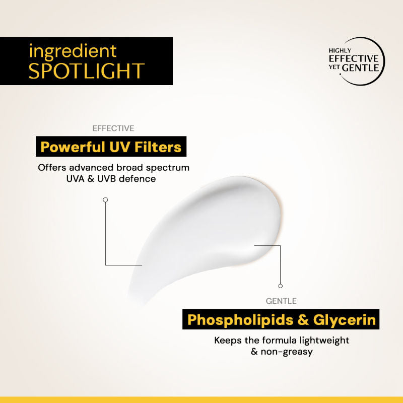 Deconstruct Gel Sunscreen SPF 50+ PA+++, No White Cast, Lightweight, Non-Greasy - In - Vivo Tested