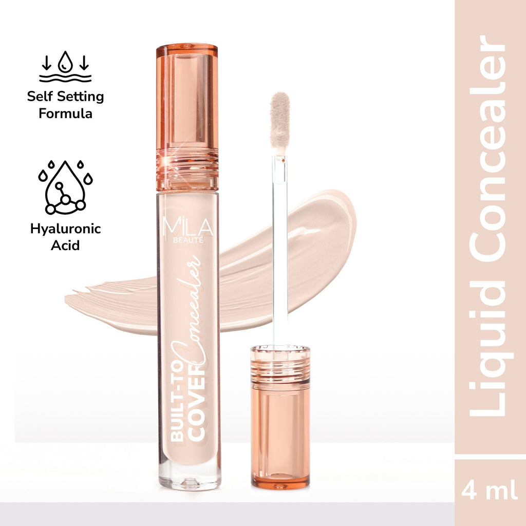 Mila Beauté Built To Cover Matte Liquid Concealer With SPF 15 & Hyaluronic Acid