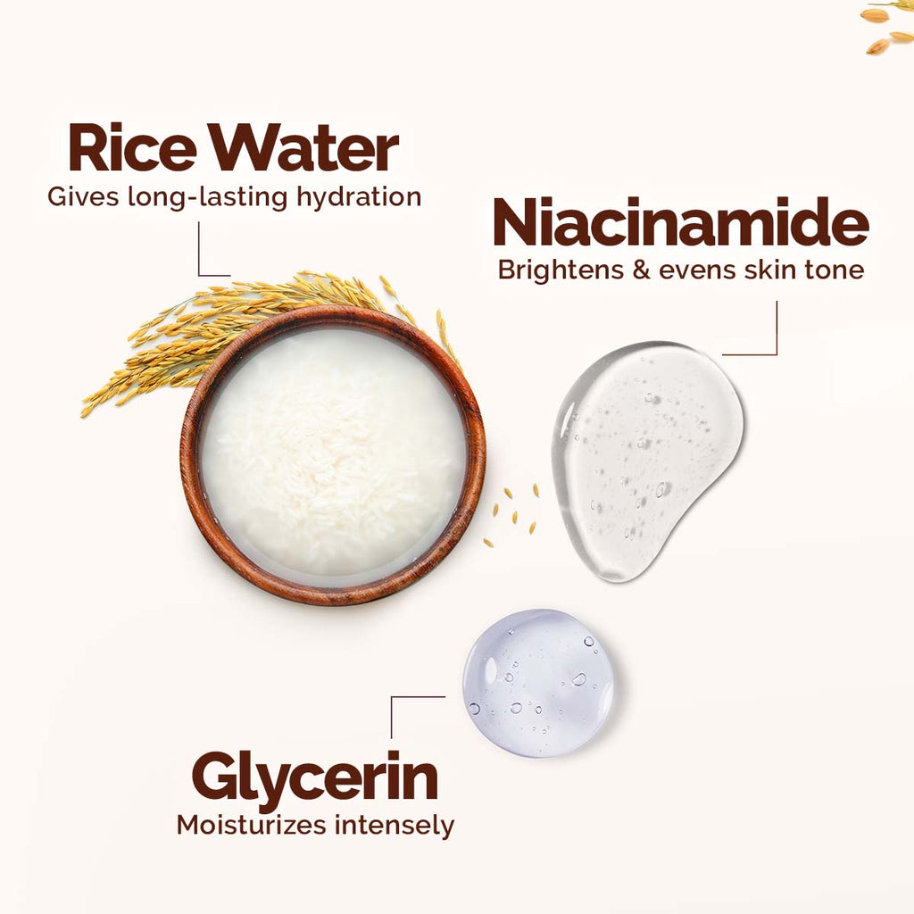 Mamaearth Rice Dewy Bright Light Moisturizing Cream