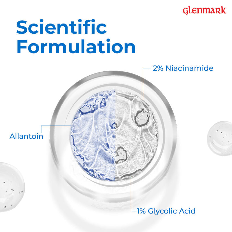 D'Acne Soft Face Wash, Visible Acne Reduction in 10 Days, 2% Niacinamide & 1% Glycolic Acid