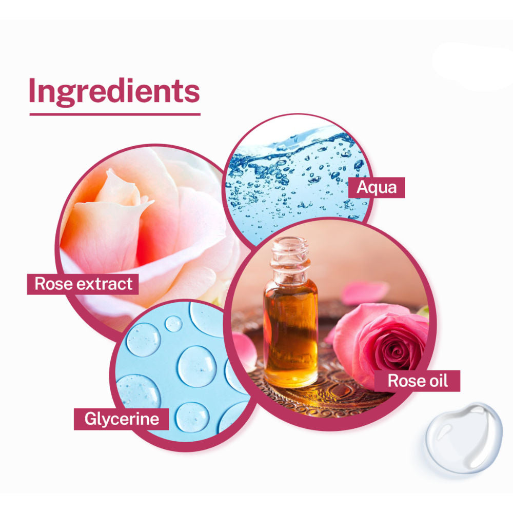 Love Earth Rose Water Gulab Jal Face Mist Toner with Rose for Skin Hydration and Natural Glow