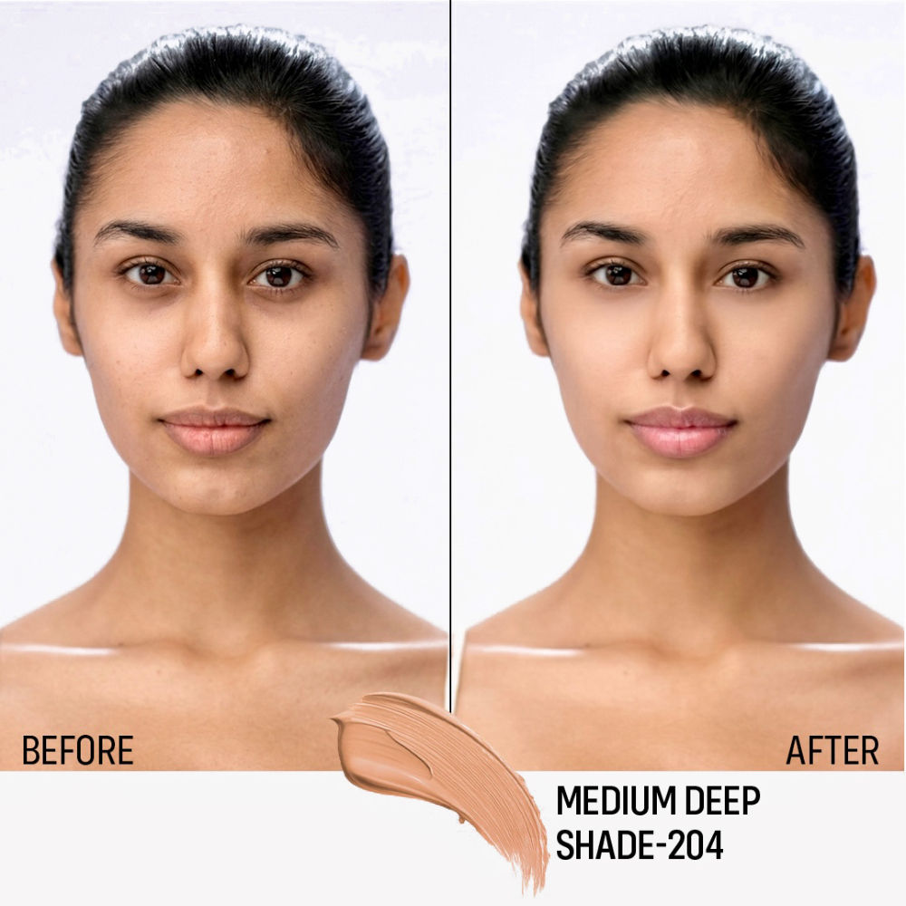 FLiCKA Pro HD Liquid Foundation High Coverage Dewy Finish SPF 16Hr Long Wear