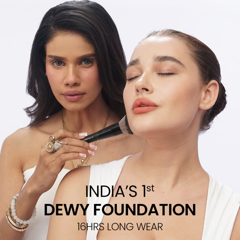 FLiCKA Pro HD Liquid Foundation High Coverage Dewy Finish SPF 16Hr Long Wear