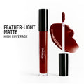 Flicka Tomato Liquid Lipstick Rich Matte Long Lasting Intense Pigment Smudgeproof