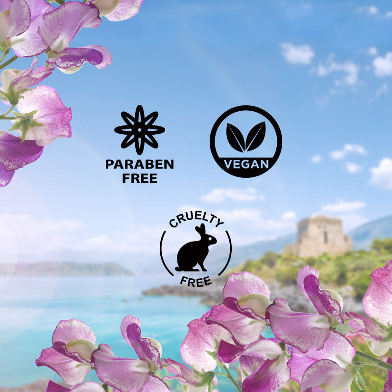 Wanderlust Sicilian Sweet Pea Floral Perfume Body Wash