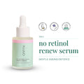 Orimii No Retinol Anti Ageing 1% Bakuchiol Face Serum - Non Comedogenic, Pregnancy Safe