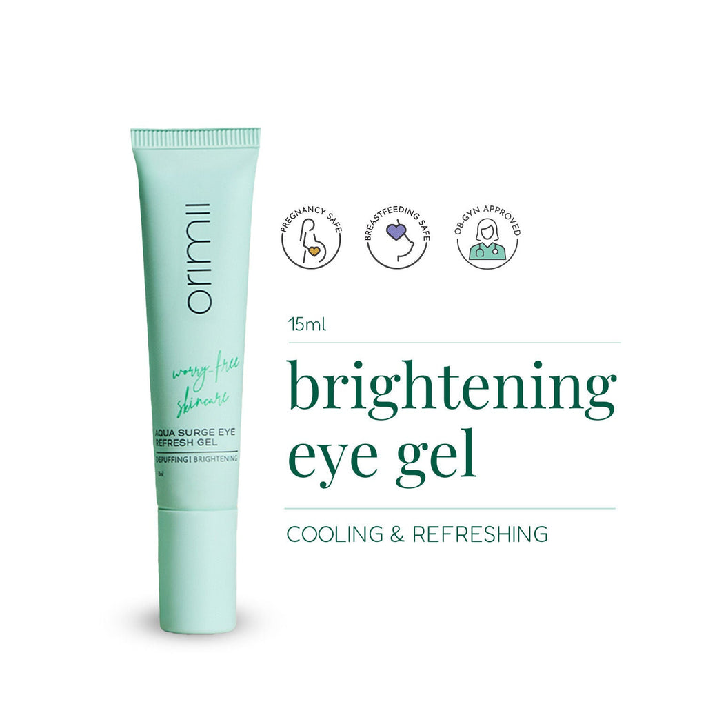 Orimii Under Eye Cream for Dark Circles/Vit C-Fragrance Free, Non Comedogenic, Pregnancy Safe