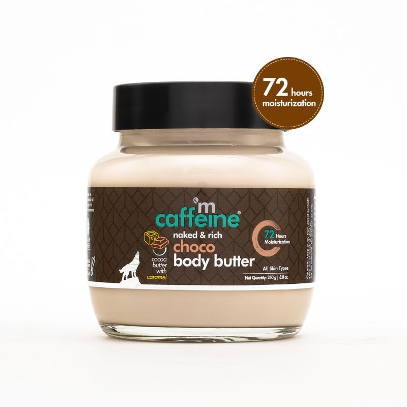 MCaffeine Choco & Shea Body Butter - 72Hrs Moisturization & Stretch Marks Reduction